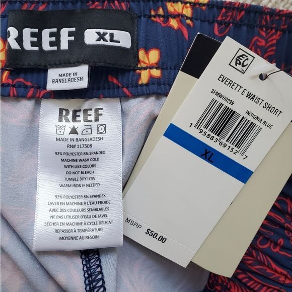 Reef 17" Everett Swim Trunks sz XL - Picture 10 of 10